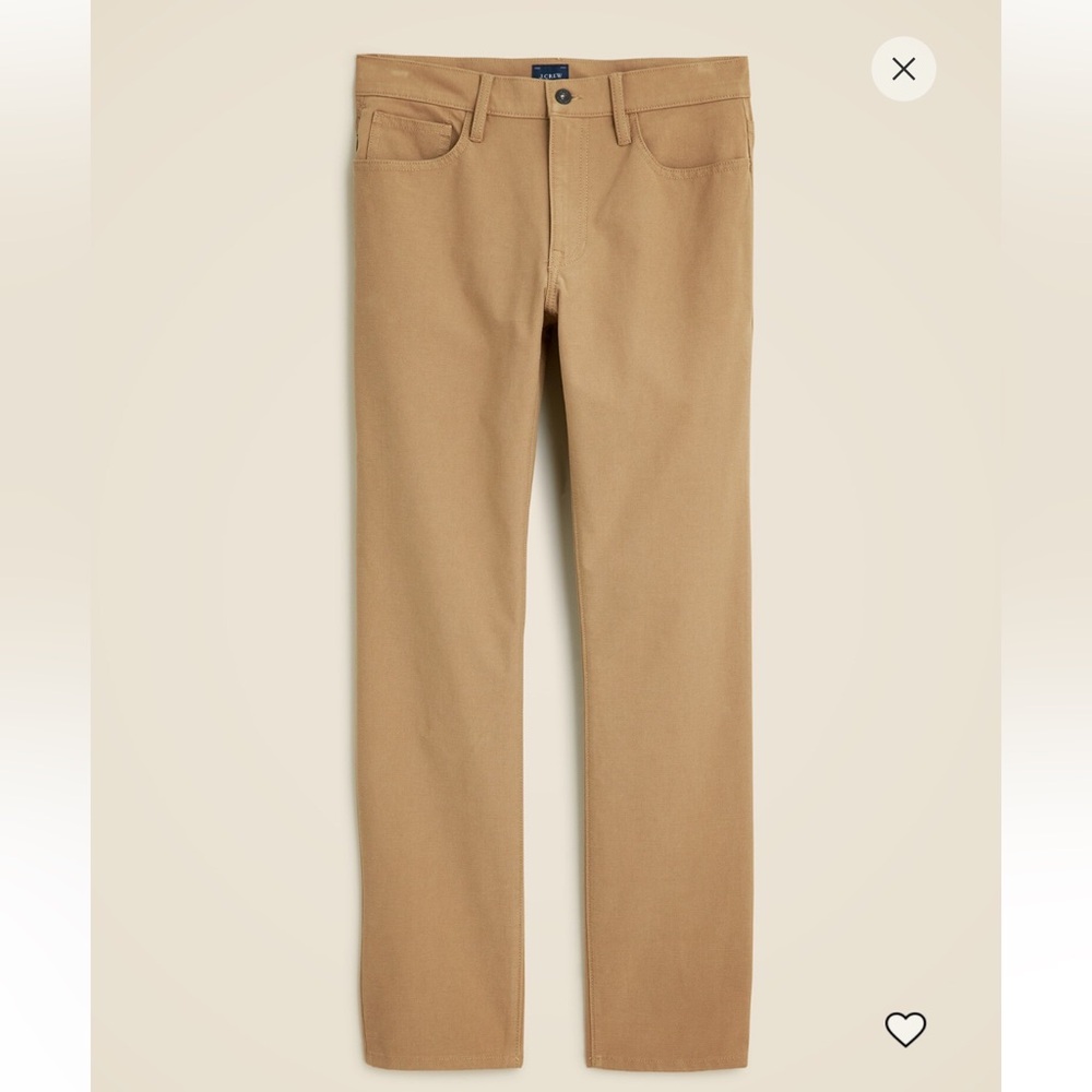 Men’s j Crew 770 light weight tech Khaki Casual Trousers